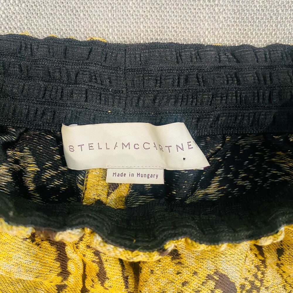 Stella Mccartney Yellow Python Pattern Jacquard S… - image 4